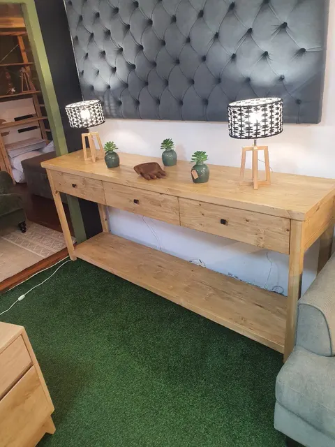 Console table with drawers