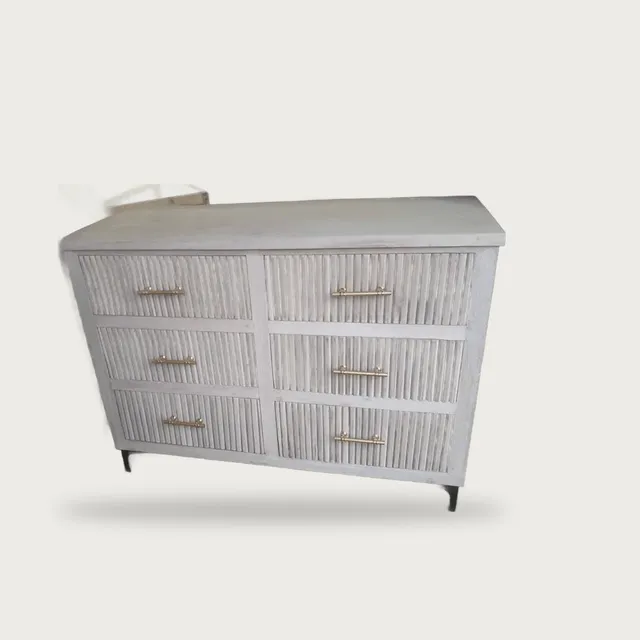 Limewashed meranti chest