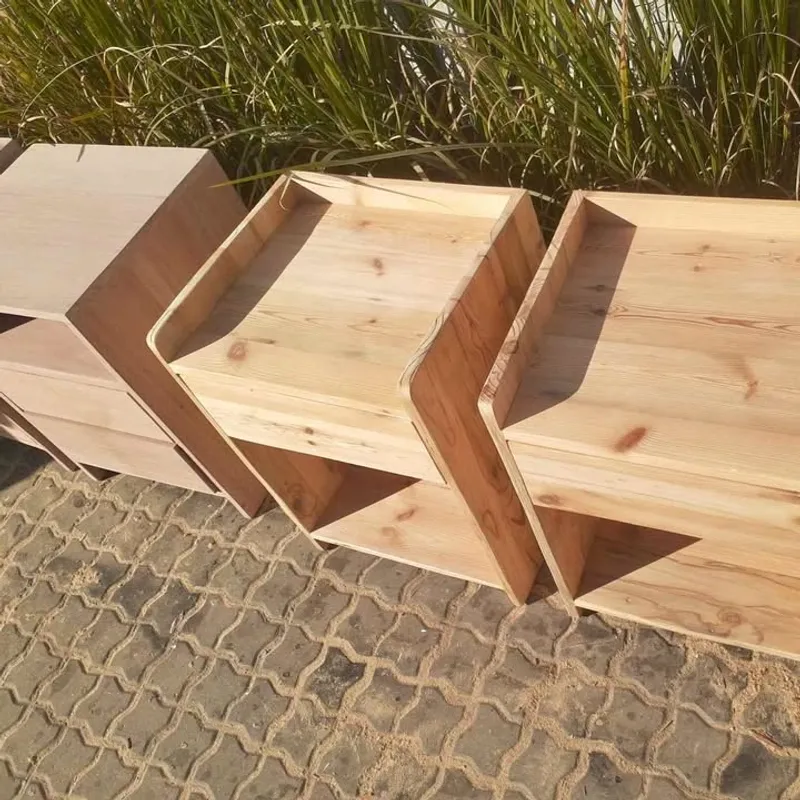 Meranti & Oregon pine bedsides