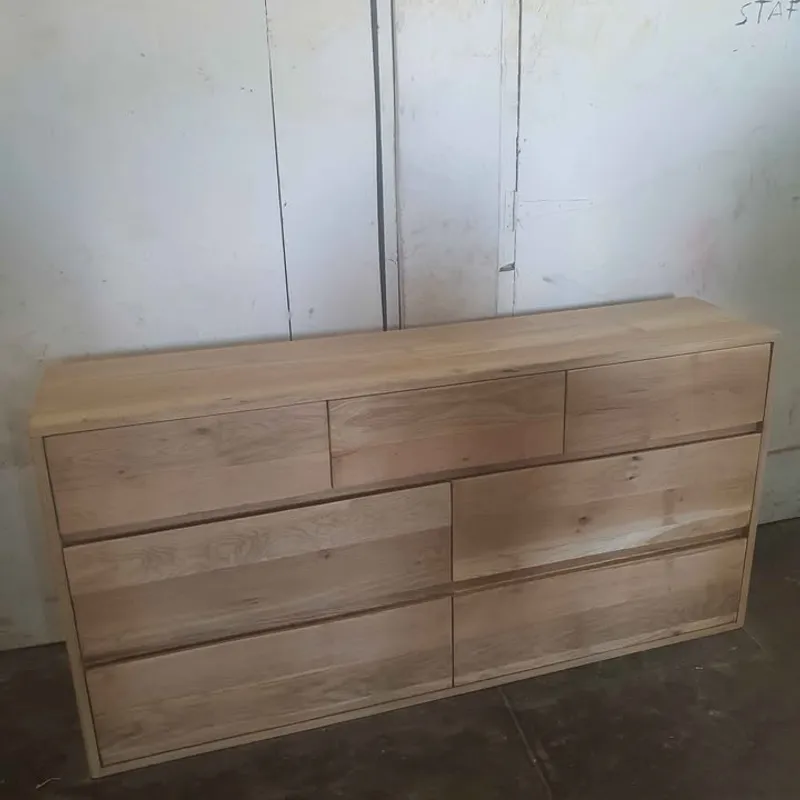 Long oak dresser