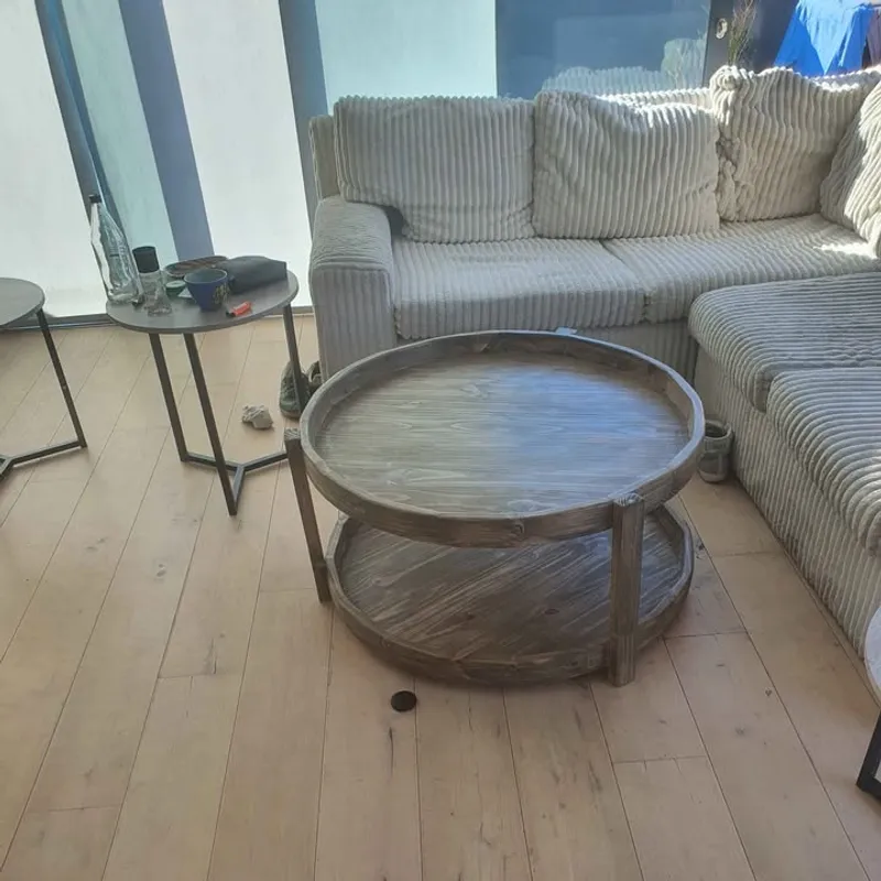 Round coffee table